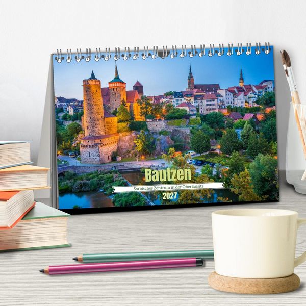 Produktbild: Bautzen - Sorbisches Zentrum in der Oberlausitz (Tischkalender 2027 DIN A5 quer), CALVENDO Monatskalender