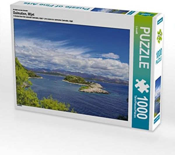 CALVENDO Puzzle Ein Motiv aus dem Kalender Dalmatien, Mljet | 1000 Teile Lege-Größe 64x48cm Foto-Puzzle für glückliche Stunden