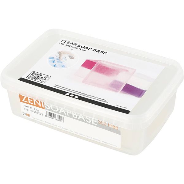 Produktbild: Creativ Company Seifenbasis, Kristallform f&uuml;r Gie&szlig;seife, Transparent, 1 kg