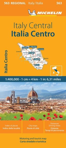 Produktbild: Italy Centre - Michelin Regional Map 563