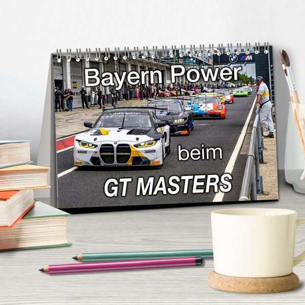 Produktbild: Bayern Power beim GT Masters (Tischkalender 2026 DIN A5 quer), CALVENDO Monatskalender