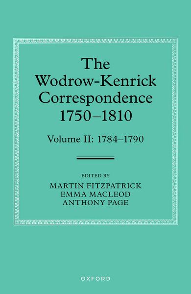 Produktbild: The Wodrow-Kenrick Correspondence 1750-1810