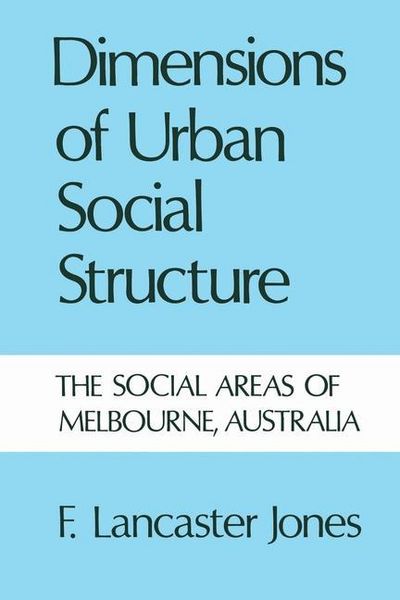 Produktbild: Dimensions of Urban Social Structure