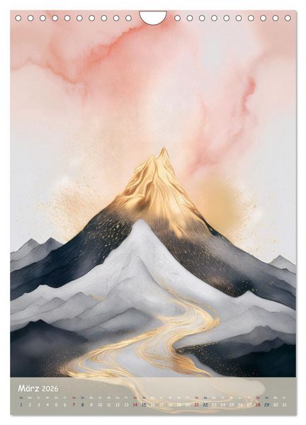 Produktbild: Mystische Berge (Wandkalender 2026 DIN A4 hoch), CALVENDO Monatskalender