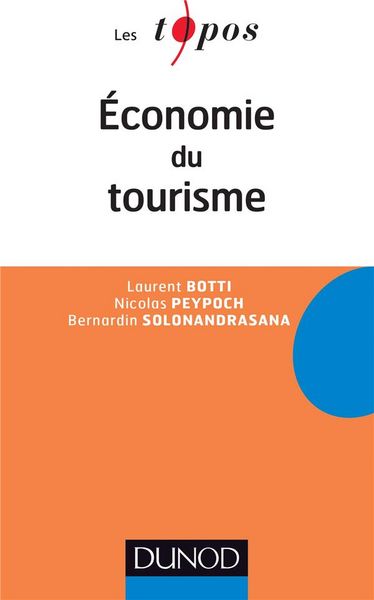 Produktbild: Economie du Tourisme