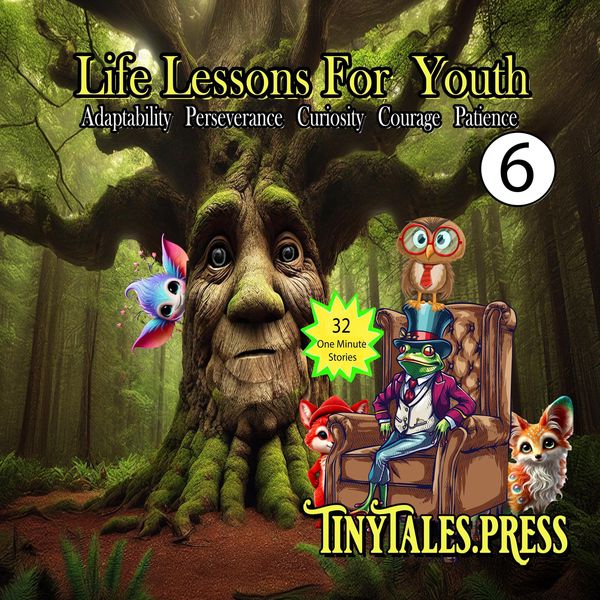 Produktbild: Life Lesson for Youth #6, Adaptability, Perseverance, Curiosity, Courage, Patience (Tiny Tales Books, #6)