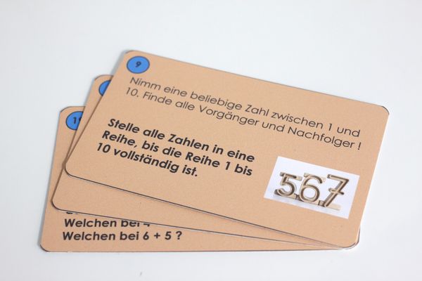 Produktbild: Aufgabenk&auml;rtchen f&uuml;r die Stapelzahlen