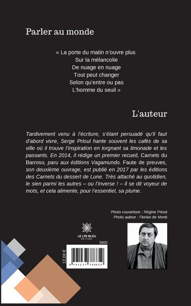 Produktbild: Serge Prioul: Parler au monde