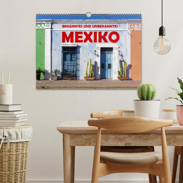 Produktbild: Bekanntes und Unbekanntes MEXIKO (Wandkalender 2026 DIN A3 quer), CALVENDO Monatskalender