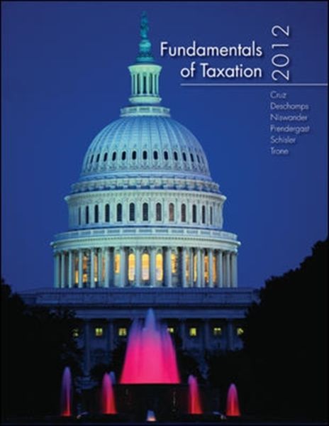 Produktbild: Fundamentals of Taxation 2012 Edition with Taxation Softwarefundamentals of Taxation 2012 Edition with Taxation Software