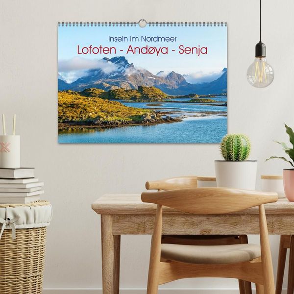 Produktbild: Inseln im Nordmeer - Lofoten-And&oslash;ya-Senja (Wandkalender 2027 DIN A3 quer), CALVENDO Monatskalender