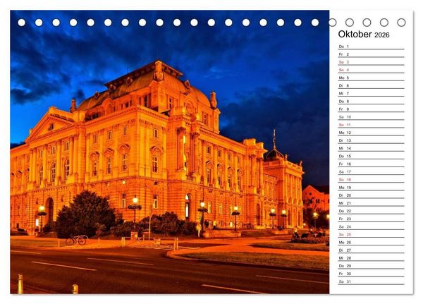 Produktbild: Kroatien - Traumhafte Landschaften und faszinierende St&auml;dte (Tischkalender 2026 DIN A5 quer), CALVENDO Monatskalender