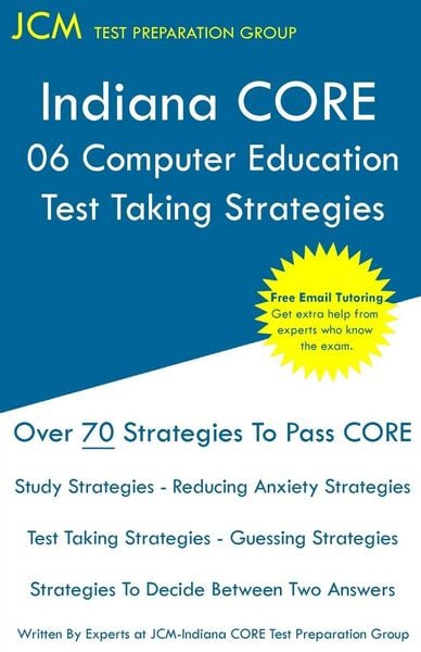 Produktbild: Indiana CORE 068 Computer Education - Test Taking Strategies