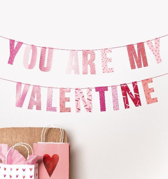 Produktbild: Girlande, You Are My Valentine