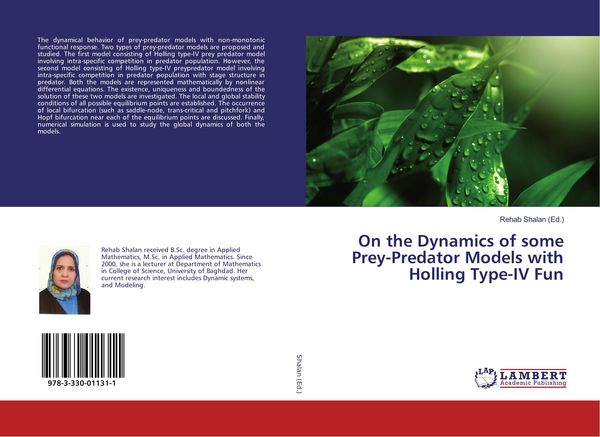 Produktbild: On the Dynamics of some Prey-Predator Models with Holling Type-IV Fun