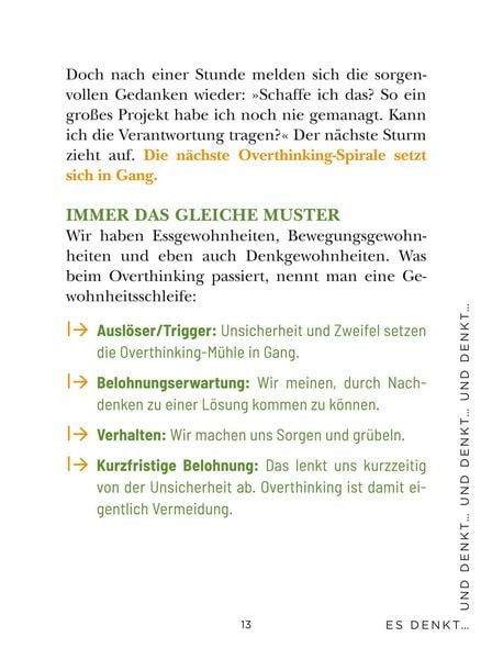 Produktbild: Die 1-Minuten-Strategie gegen Overthinking