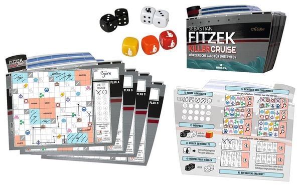 Produktbild: Sebastian Fitzek Killercruise - Das W&uuml;rfelspiel