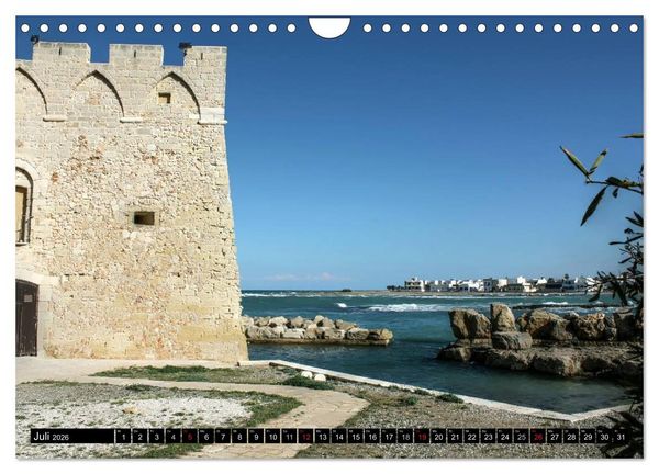 Produktbild: Apulien &ndash; Impressionen (Wandkalender 2026 DIN A4 quer), CALVENDO Monatskalender