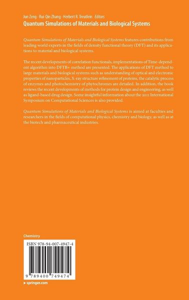Produktbild: Quantum Simulations of Materials and Biological Systems