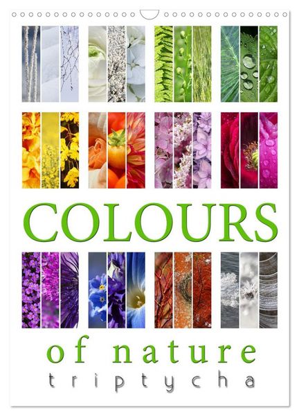 Produktbild: Colours of Nature - Triptycha (Wall Calendar 2026 DIN A3 portrait), CALVENDO 12 Month Wall Calendar