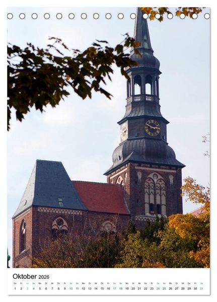 Produktbild: Tangerm&uuml;nde - Stadt an der Elbe (Tischkalender 2026 DIN A5 hoch), CALVENDO Monatskalender