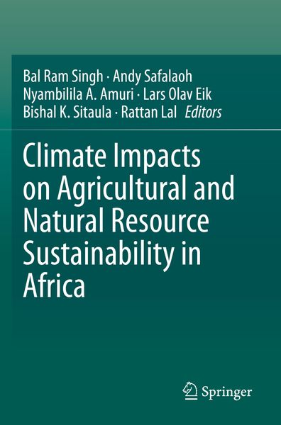 Produktbild: Climate Impacts on Agricultural and Natural Resource Sustainability in Africa