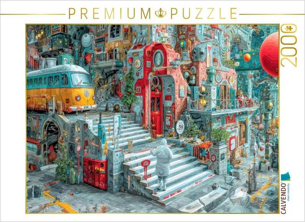 CALVENDO Puzzle Urbanes Leben | 2000 Teile Lege-Größe 90x67cm Foto-Puzzle für glückliche Stunden