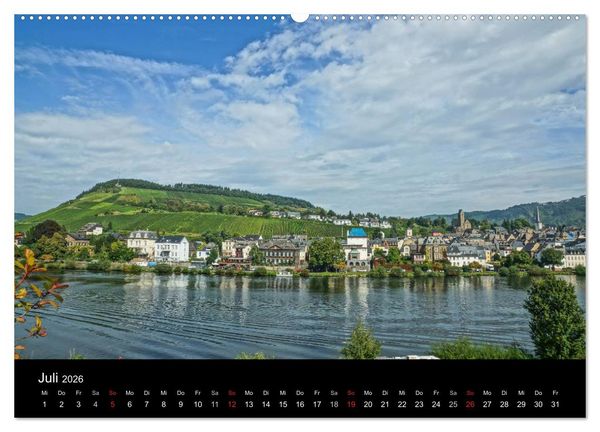 Produktbild: Sch&ouml;ne Mosel (Wandkalender 2026 DIN A2 quer), CALVENDO Monatskalender