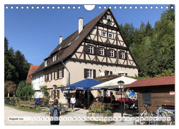 Produktbild: Rund um T&uuml;bingen und Sch&ouml;nbuch (Wandkalender 2026 DIN A4 quer), CALVENDO Monatskalender
