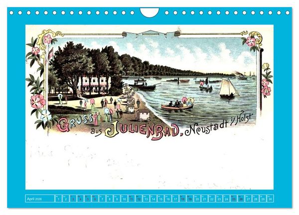 Produktbild: Gru&szlig; aus Neustadt in Holstein (Wandkalender 2026 DIN A4 quer), CALVENDO Monatskalender