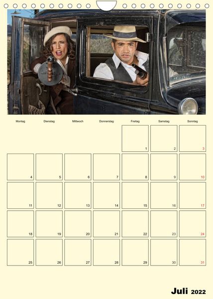 Produktbild: Die 20er Jahre. Gangster, Frauen und Kanonen (Wandkalender 2022 DIN A4 hoch)