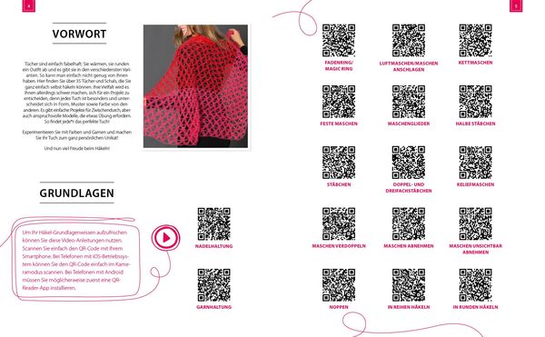 Produktbild: H&auml;keln kompakt &ndash; T&uuml;cher h&auml;keln. Mit Video-Anleitungen zu allen Grundtechniken