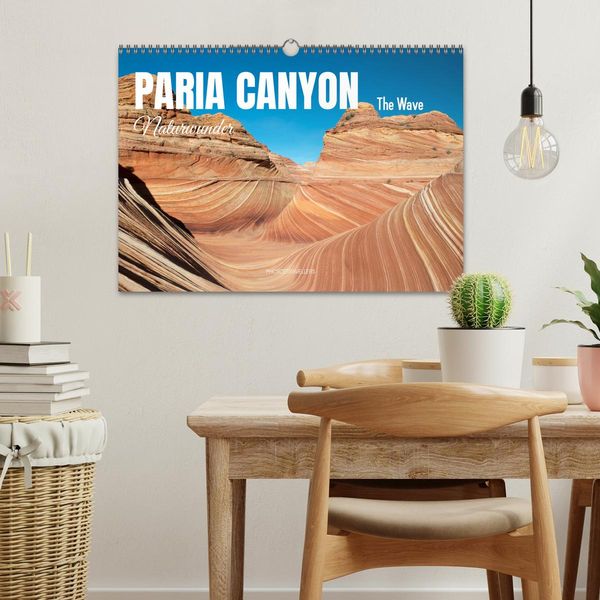 Produktbild: Paria Canyon - The Wave Naturwunder (Wandkalender 2026 DIN A3 quer), CALVENDO Monatskalender