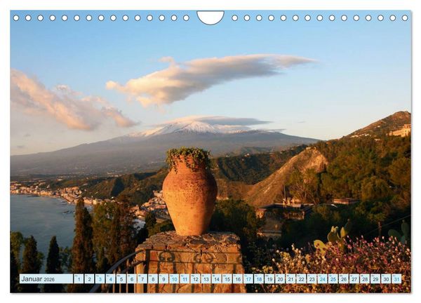 Produktbild: Taormina Siziliens Perle (Wandkalender 2026 DIN A4 quer), CALVENDO Monatskalender