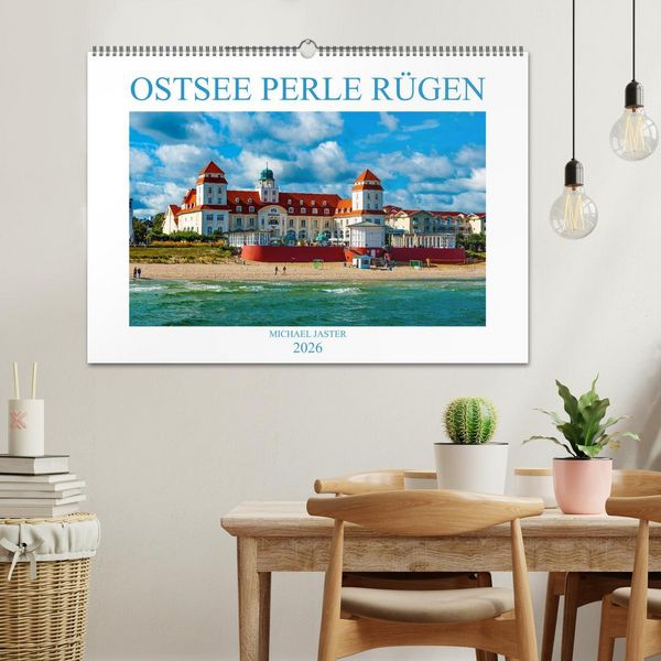 Produktbild: OSTSEE PERLE R&Uuml;GEN Michael Jaster (Wandkalender 2026 DIN A2 quer), CALVENDO Monatskalender