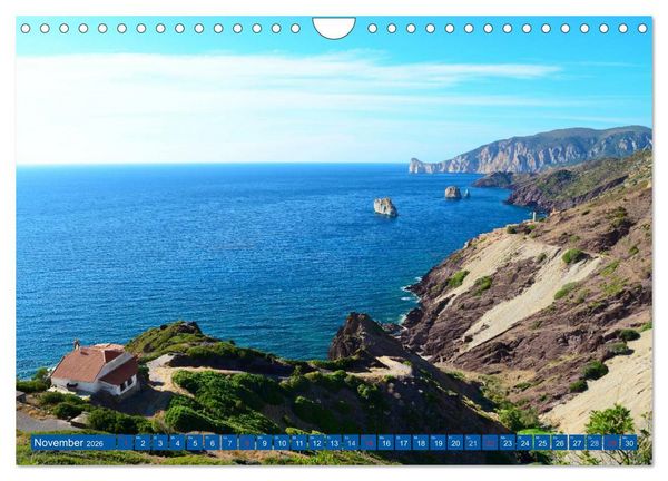 Produktbild: Sardiniens magische K&uuml;sten (Wandkalender 2026 DIN A4 quer), CALVENDO Monatskalender