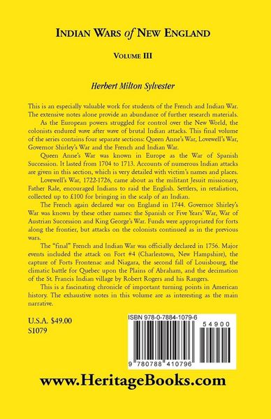 Produktbild: Indian Wars of New England, Volume 3