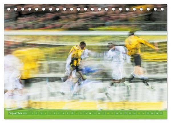 Produktbild: Ich liebe Fu&szlig;ball (Tischkalender 2027 DIN A5 quer), CALVENDO Monatskalender