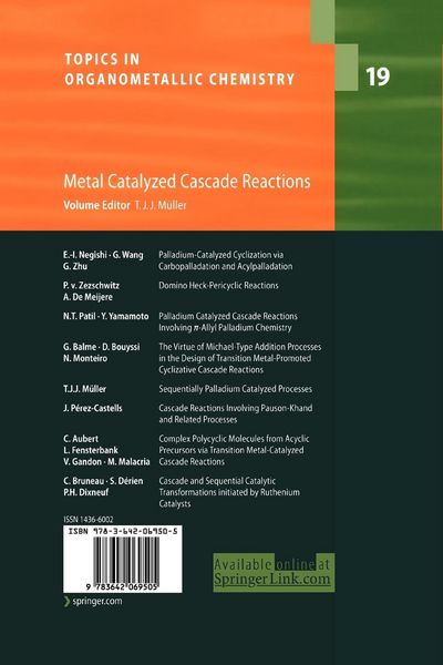 Produktbild: Metal Catalyzed Cascade Reactions