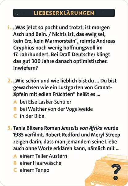Produktbild: Classic Quiz Literatur