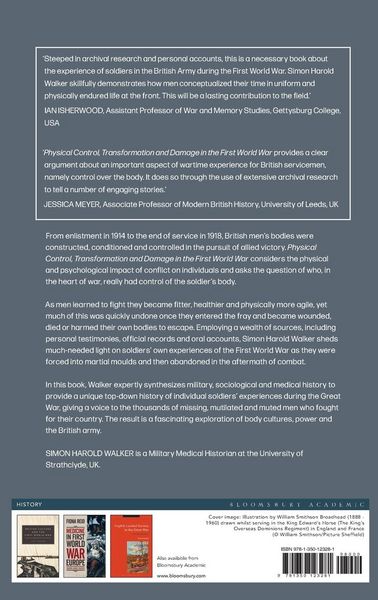 Produktbild: Physical Control, Transformation and Damage in the First World War