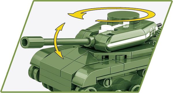 Produktbild: COBI Historical Collection 3098 - IS-2-Panzer, WWII, Ma&szlig;stab 1:72, Bausatz, 130 Klemmbausteine