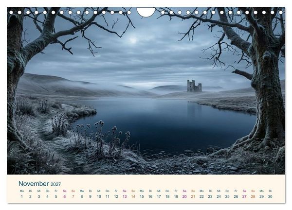 Produktbild: Geografie der Seele - Gef&uuml;hle als Landschaften (Wandkalender 2027 DIN A4 quer), CALVENDO Monatskalender