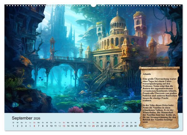Produktbild: Reise unter dem Meer (hochwertiger Premium Wandkalender 2026 DIN A2 quer), Kunstdruck in Hochglanz