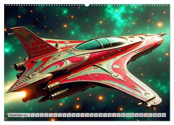 Produktbild: Kosmische Extravaganz (Wandkalender 2026 DIN A2 quer), CALVENDO Monatskalender