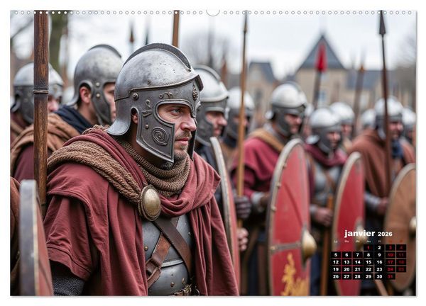 Produktbild: La vie pendant l'Antiquit&eacute; - Rome et les Romains (Calendrier mural 2026 DIN A2 vertical), CALVENDO calendrier mensuel