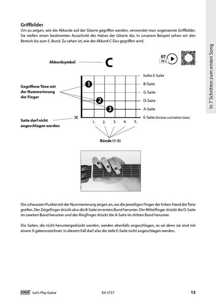 Produktbild: Let's Play Guitar - Band 1 mit 2 CDs und QR-Codes