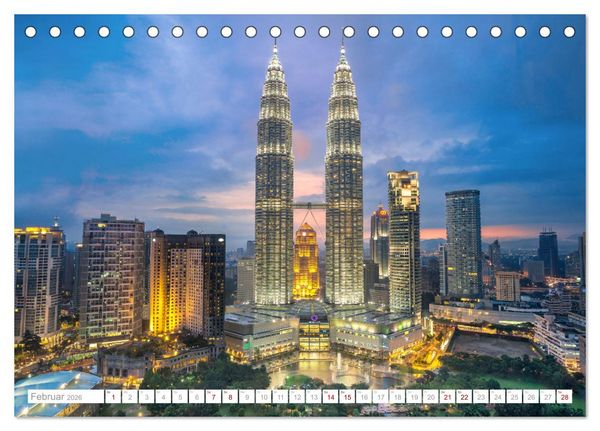 Produktbild: Asien - Kontinent der Farben (Tischkalender 2026 DIN A5 quer), CALVENDO Monatskalender