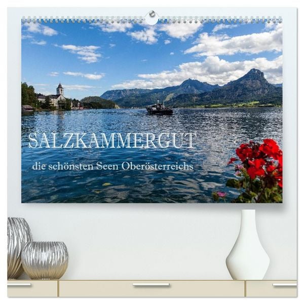 Produktbild: Salzkammergut - Die sch&ouml;nsten Seen Ober&ouml;sterreichs (hochwertiger Premium Wandkalender 2026 DIN A2 quer), Kunstdruck in Hochglanz