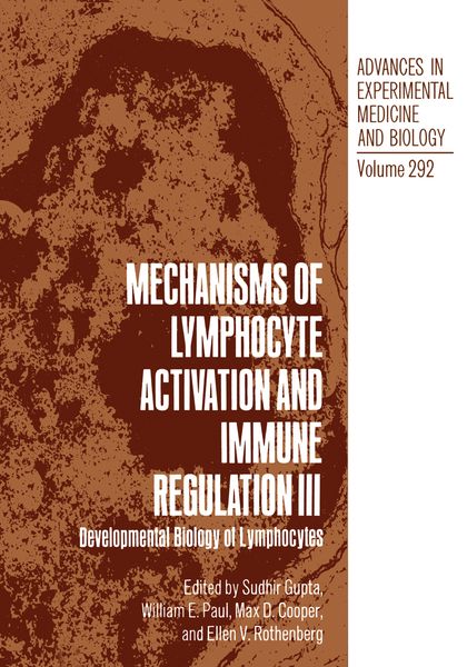 Produktbild: Mechanisms of Lymphocyte Activation and Immune Regulation III